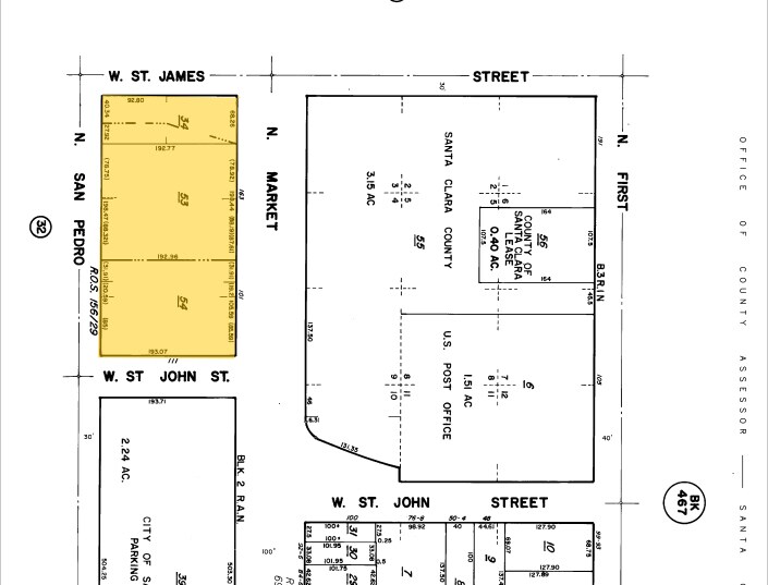 111 N Market St, San Jose, CA à louer - Plan cadastral – Image 2 sur 16