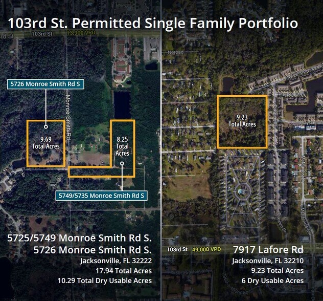 103rd St. Permitted Single Family Portfo portefeuille de 3 biens à vendre sur LoopNet.fr - Photo de l’immeuble – Image 1 sur 4