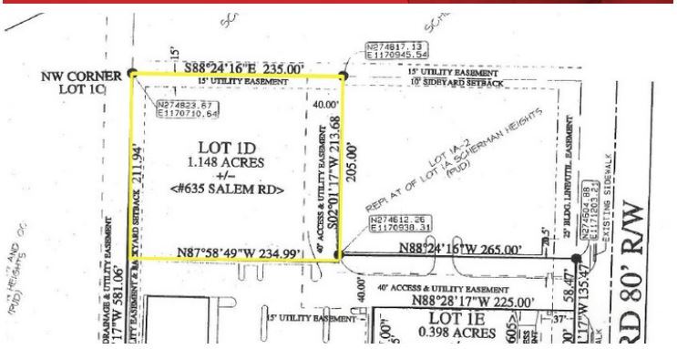 635 Salem Rd, Conway, AR à vendre - Plan de site – Image 2 sur 2