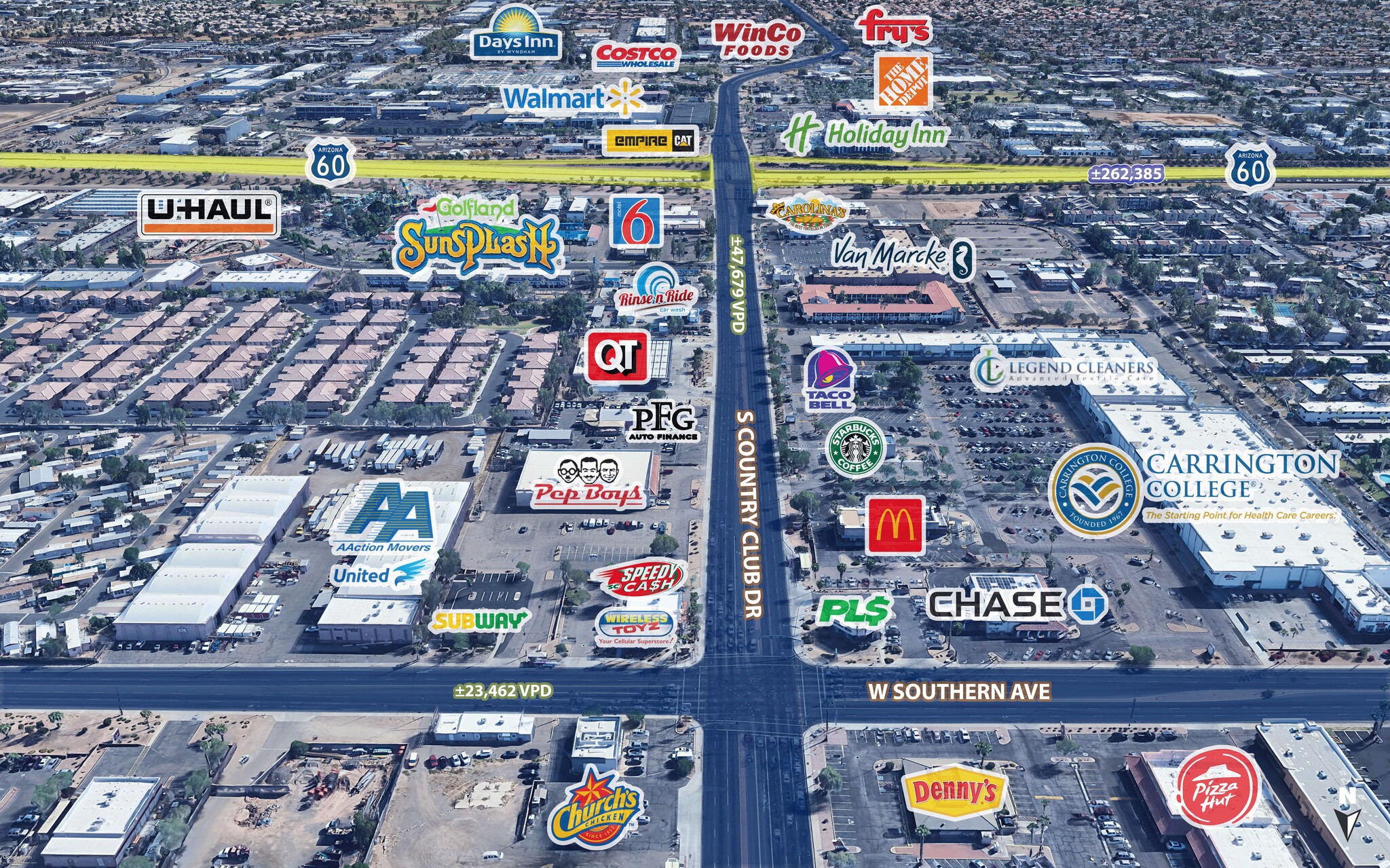 Country Club Dr.& Southern Ave, Mesa, AZ à louer Photo de l’immeuble– Image 1 sur 4