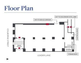37 King St E, Toronto, ON à louer Plan d’étage– Image 1 sur 1