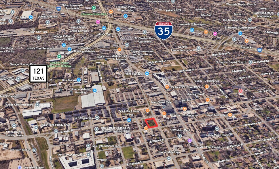 209 E Main St, Lewisville, TX à vendre - Aérien – Image 2 sur 4