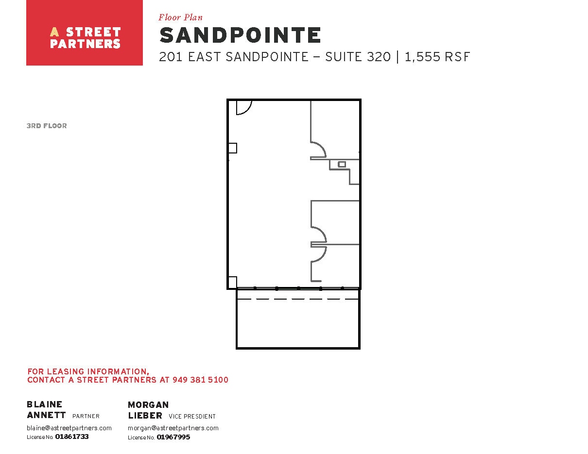 200 E Sandpointe Ave, Santa Ana, CA à louer Plan d’étage– Image 1 sur 1