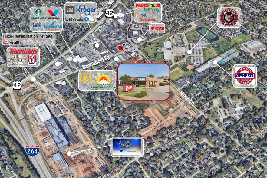 4955 Brownsboro Rd, Louisville, KY à louer - Photo de l’immeuble – Image 2 sur 4