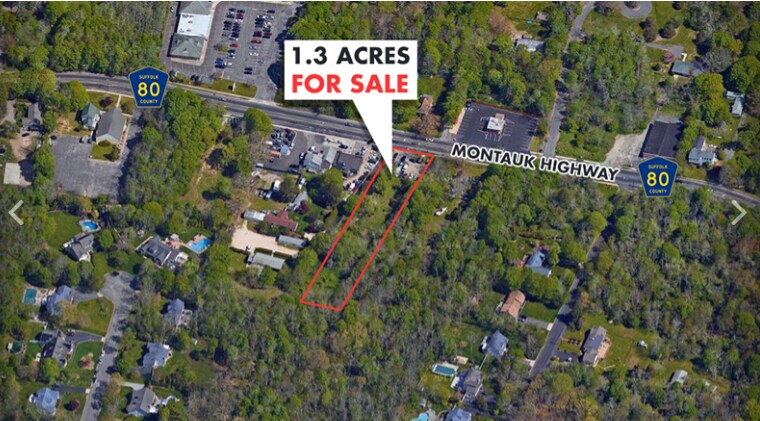 158 Montauk Hwy, Moriches, NY à vendre - Aérien – Image 2 sur 3