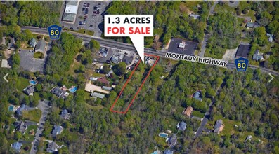 158 Montauk Hwy, Moriches, NY - VUE AÉRIENNE  vue de carte