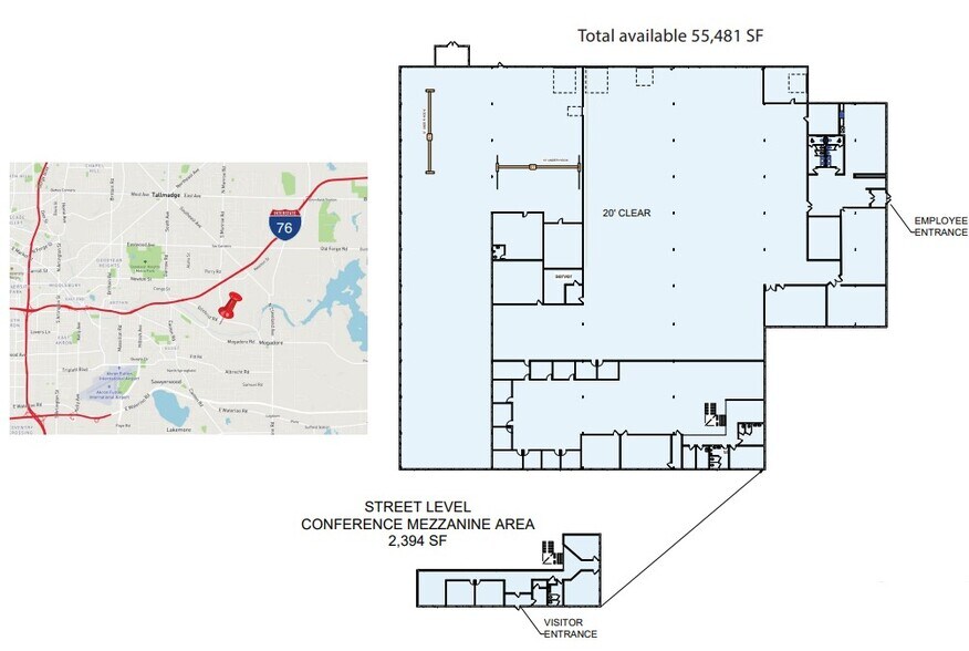 3030 Gilchrist Rd, Akron, OH à louer - Plan d’étage – Image 2 sur 2