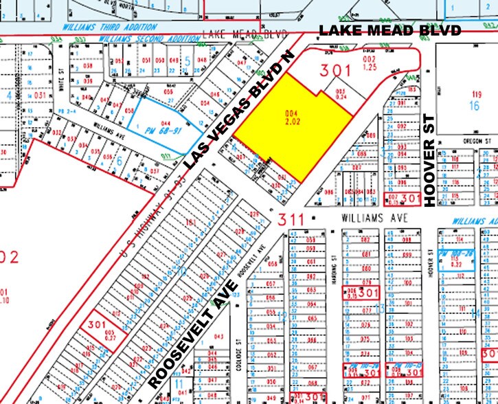 1920 Las Vegas Blvd N, North Las Vegas, NV à louer - Plan cadastral – Image 2 sur 6
