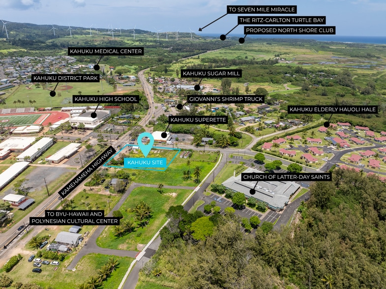 56-481 Kamehameha Hwy, Kahuku, HI à louer - Aérien – Image 2 sur 16