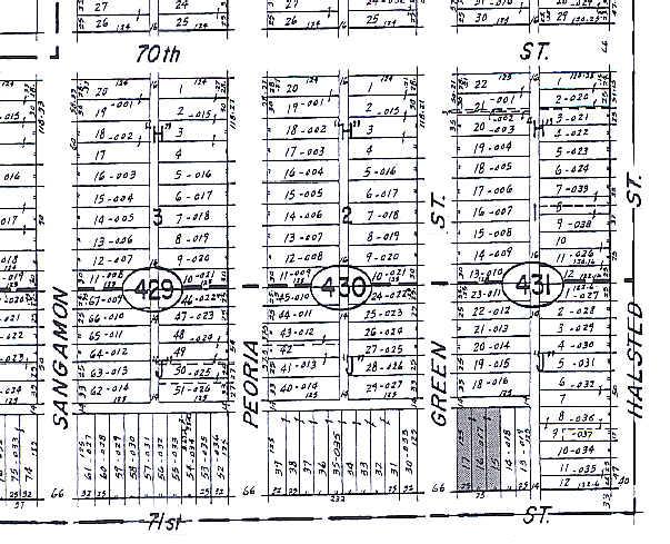 818-824 W 71st St, Chicago, IL à vendre - Plan cadastral – Image 2 sur 4