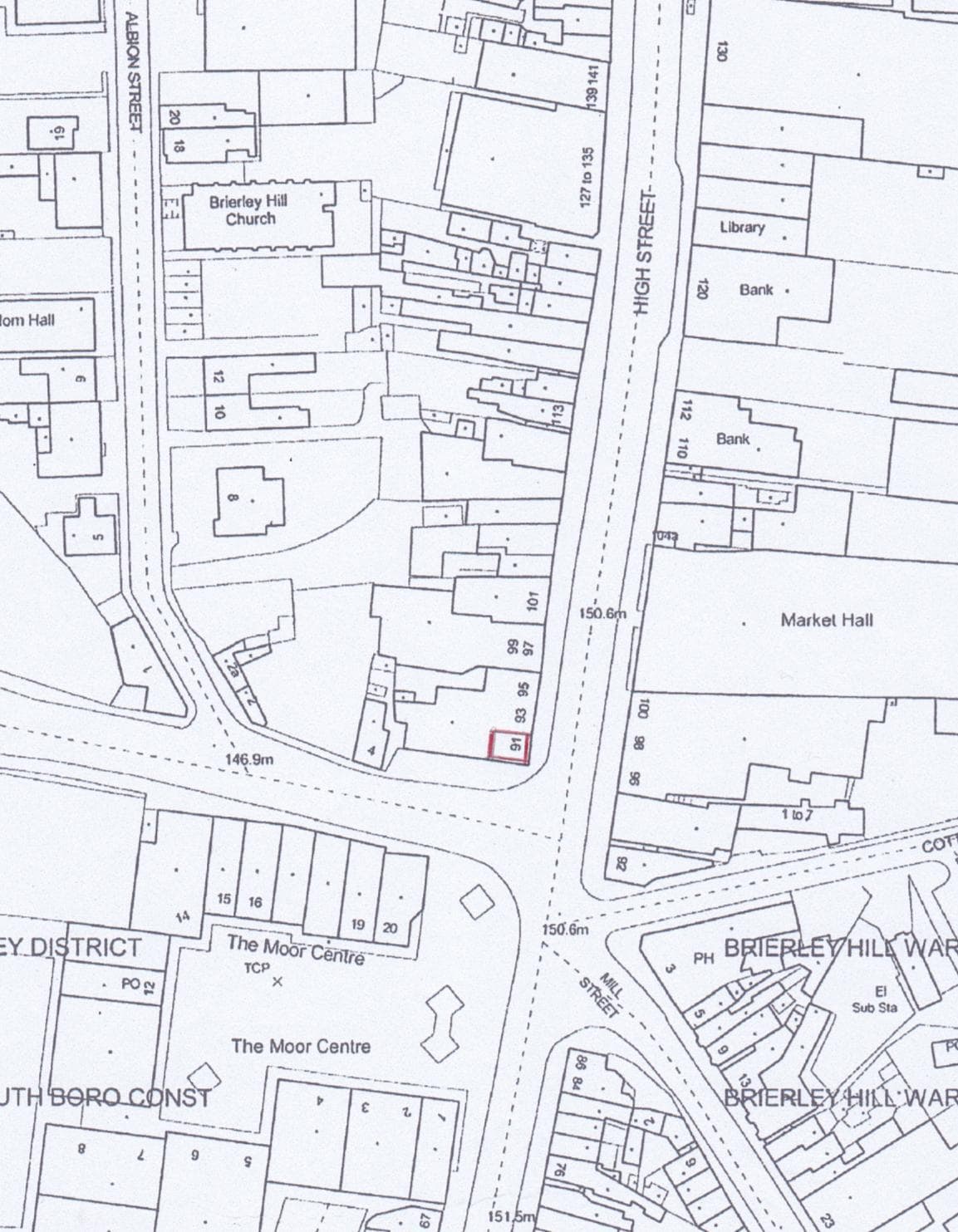 91-93 High St, Brierley Hill à louer Carte– Image 1 sur 1