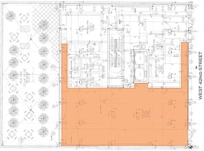 521 W 42nd St, New York, NY à louer Plan d’étage– Image 2 sur 2