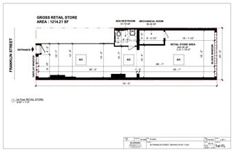 82 Franklin St, Brooklyn, NY à louer Plan d’étage– Image 2 sur 2