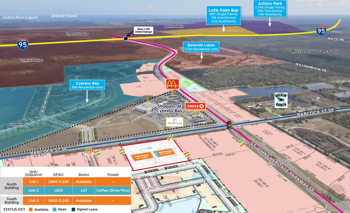 St. Johns Heritage Pkwy SE & Babcock St SE, Palm Bay, FL à louer Photo principale– Image 1 sur 6