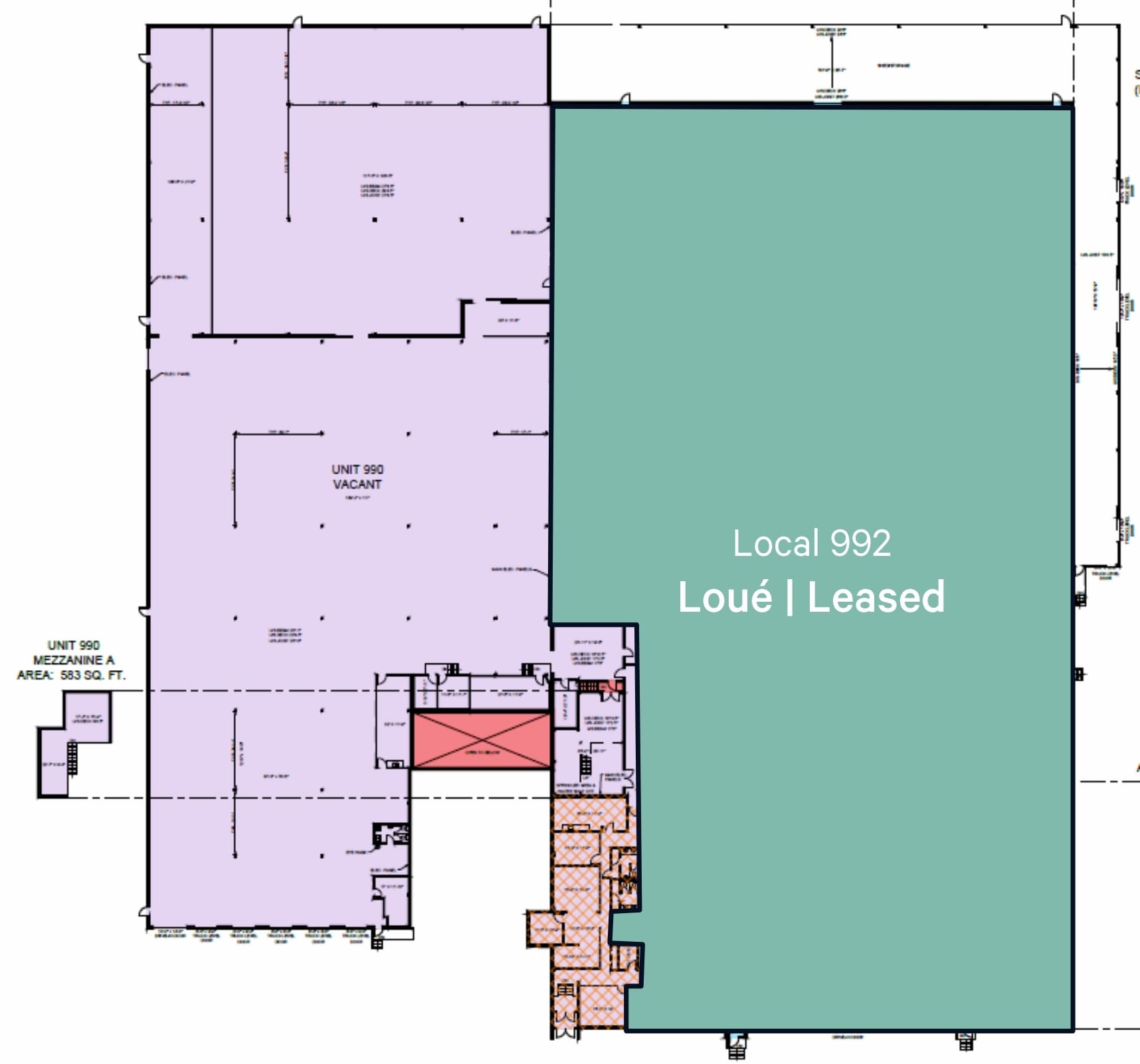 990-992 Rue Upton, Montréal, QC à louer Plan d’étage– Image 1 sur 1
