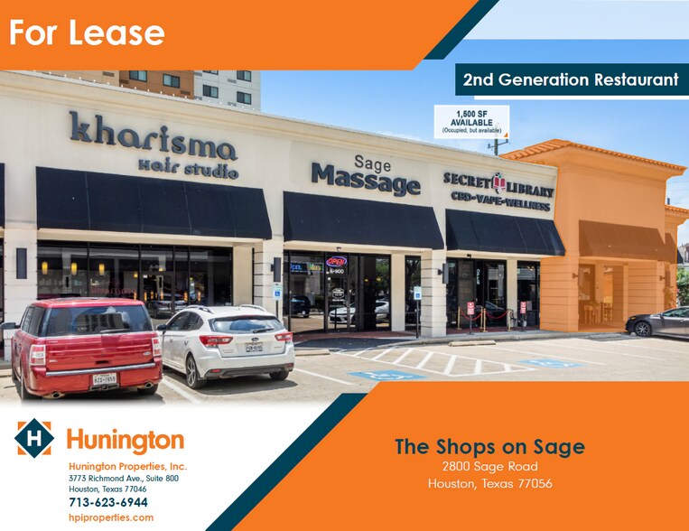 2800 Sage Rd, Houston, TX à louer - Photo de l’immeuble – Image 1 sur 1