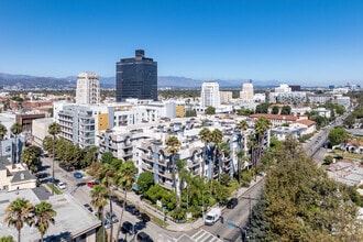 740 S Burnside Ave, Los Angeles, CA - Vue aérienne  vue de carte