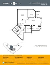 2400 Research Blvd, Rockville, MD à louer Plan d’étage– Image 1 sur 1