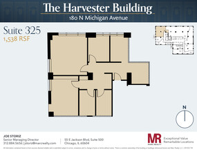 180 N Michigan Ave, Chicago, IL à louer Plan d’étage– Image 1 sur 8