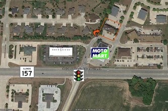 3 Club Centre Ct, Edwardsville, IL - VUE AÉRIENNE vue de carte