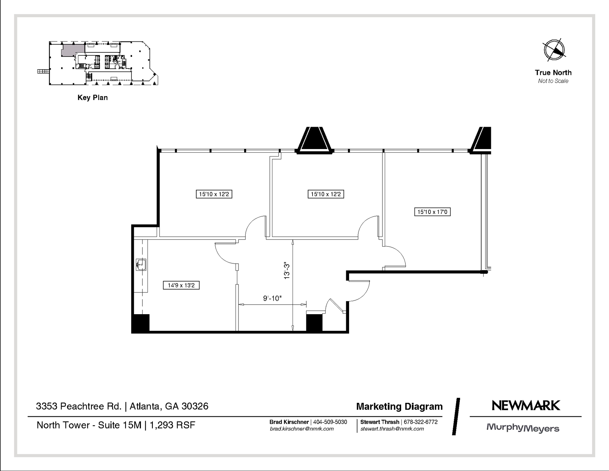 3353 Peachtree Rd NE, Atlanta, GA à louer Plan d’étage– Image 1 sur 1