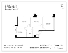 3353 Peachtree Rd NE, Atlanta, GA à louer Plan d’étage– Image 1 sur 1