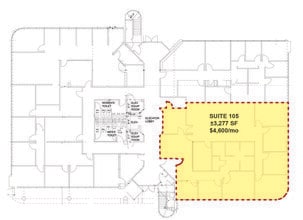 10201 W Markham St, Little Rock, AR à louer Plan d’étage– Image 1 sur 2