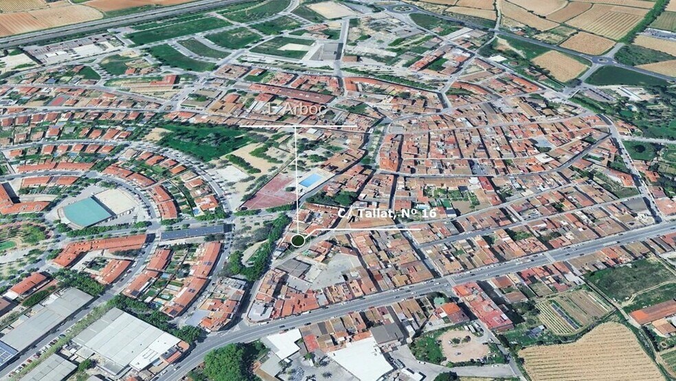 Terrain dans L'Arboç, Tarragona à vendre - Plan cadastral – Image 2 sur 3