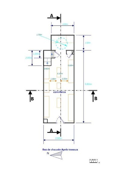 Local commercial dans Montluçon à vendre - Plan d’étage – Image 2 sur 2