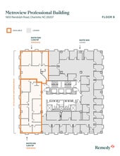 1900 Randolph Rd, Charlotte, NC à louer Plan d’étage– Image 1 sur 1