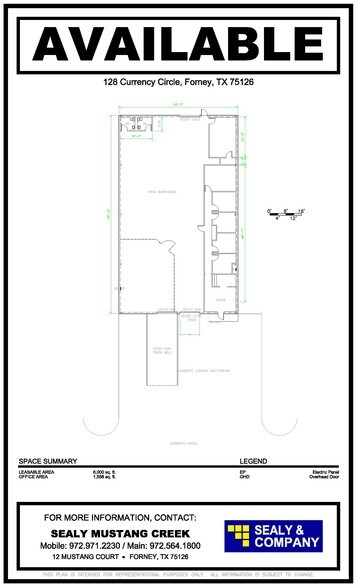 12234 Currency Cir, Forney, TX à louer - Plan d’étage type – Image 2 sur 3