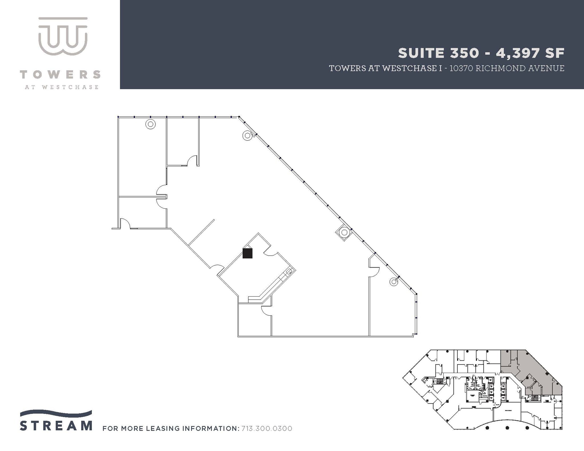 10370 Richmond Ave, Houston, TX à louer Plan d’étage– Image 1 sur 1
