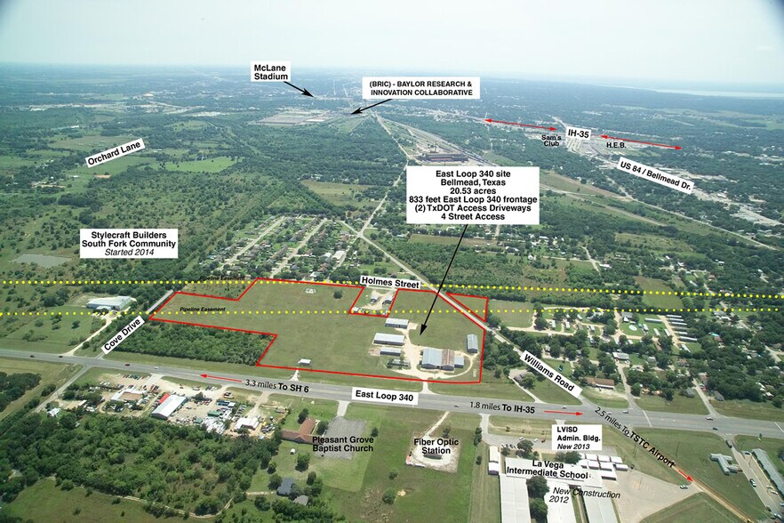 605 E Loop 340, Waco, TX à louer - Aérien – Image 2 sur 4