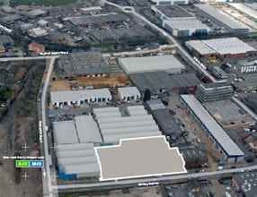 7 Whitby Ave, Londres, LND - VUE AÉRIENNE vue de carte