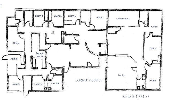 3637 Mission Ave, Carmichael, CA à louer Plan d’étage– Image 1 sur 4