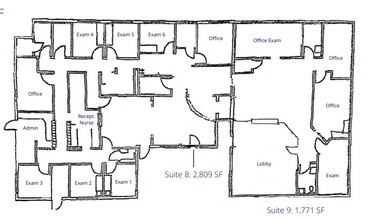 3637 Mission Ave, Carmichael, CA à louer Plan d’étage– Image 1 sur 4