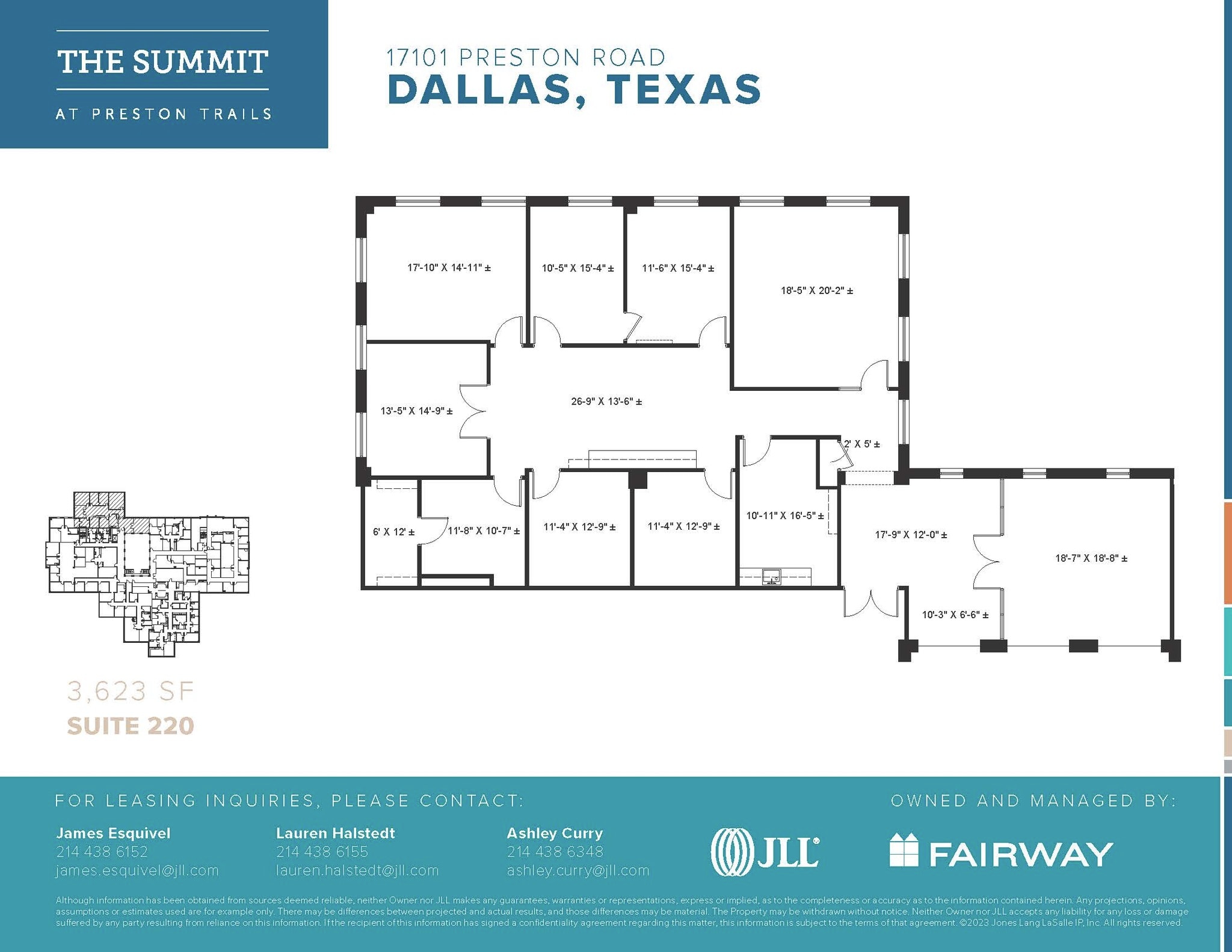 17101 Preston Rd, Dallas, TX à louer Plan d’étage– Image 1 sur 1