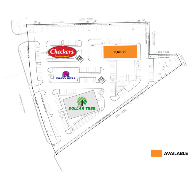 1555 Saxon Blvd, Deltona, FL à louer - Plan de site – Image 2 sur 5