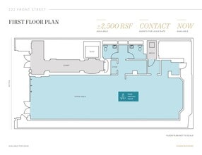 222 Front St, San Francisco, CA à louer Plan d’étage– Image 1 sur 1