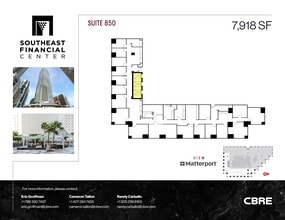 200 S Biscayne Blvd, Miami, FL à louer Plan de site– Image 1 sur 6