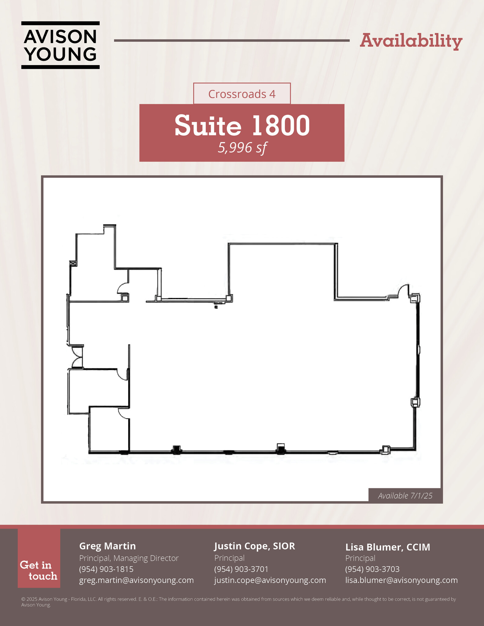 8050 SW 10th St, Plantation, FL à louer Plan d’étage– Image 1 sur 1