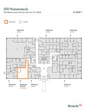 550 Mamaroneck Ave, Harrison, NY à louer Plan d’étage– Image 1 sur 1