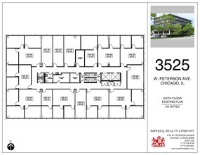 3525 W Peterson Ave, Chicago, IL à louer Plan de site– Image 1 sur 2