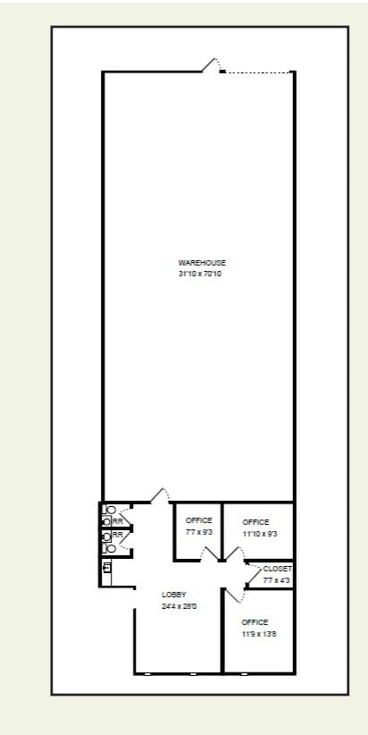 5916 Triangle Dr, Raleigh, NC à louer Plan d’étage– Image 1 sur 1