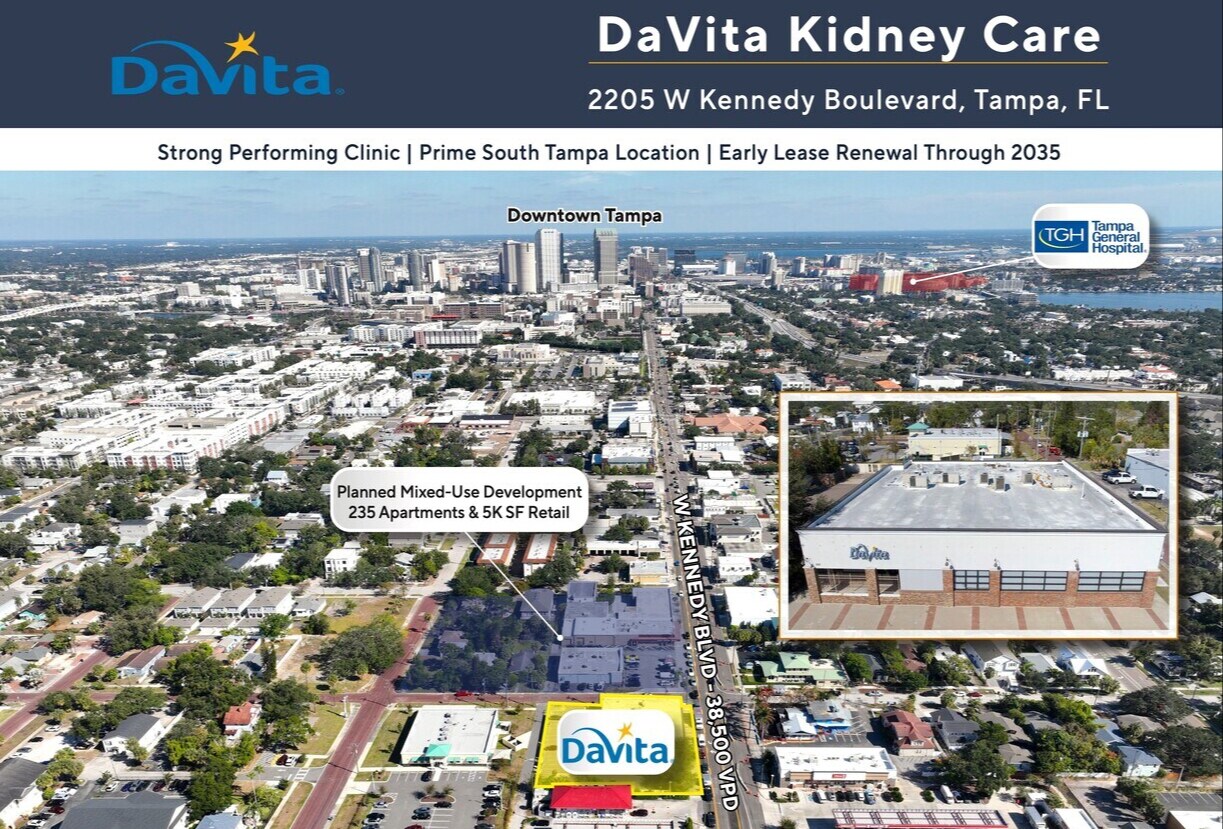 2205 W Kennedy Blvd, Tampa, FL à vendre Photo principale– Image 1 sur 6