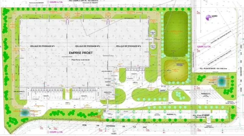 Industriel/Logistique dans Ennery à louer - Plan d’étage – Image 3 sur 5