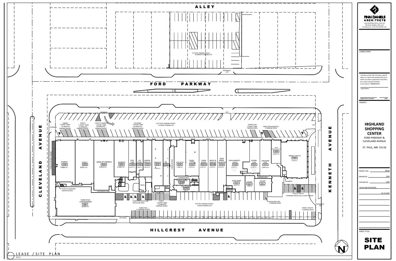 2004-2056 Ford Pky, Saint Paul, MN à louer Plan de site– Image 1 sur 1