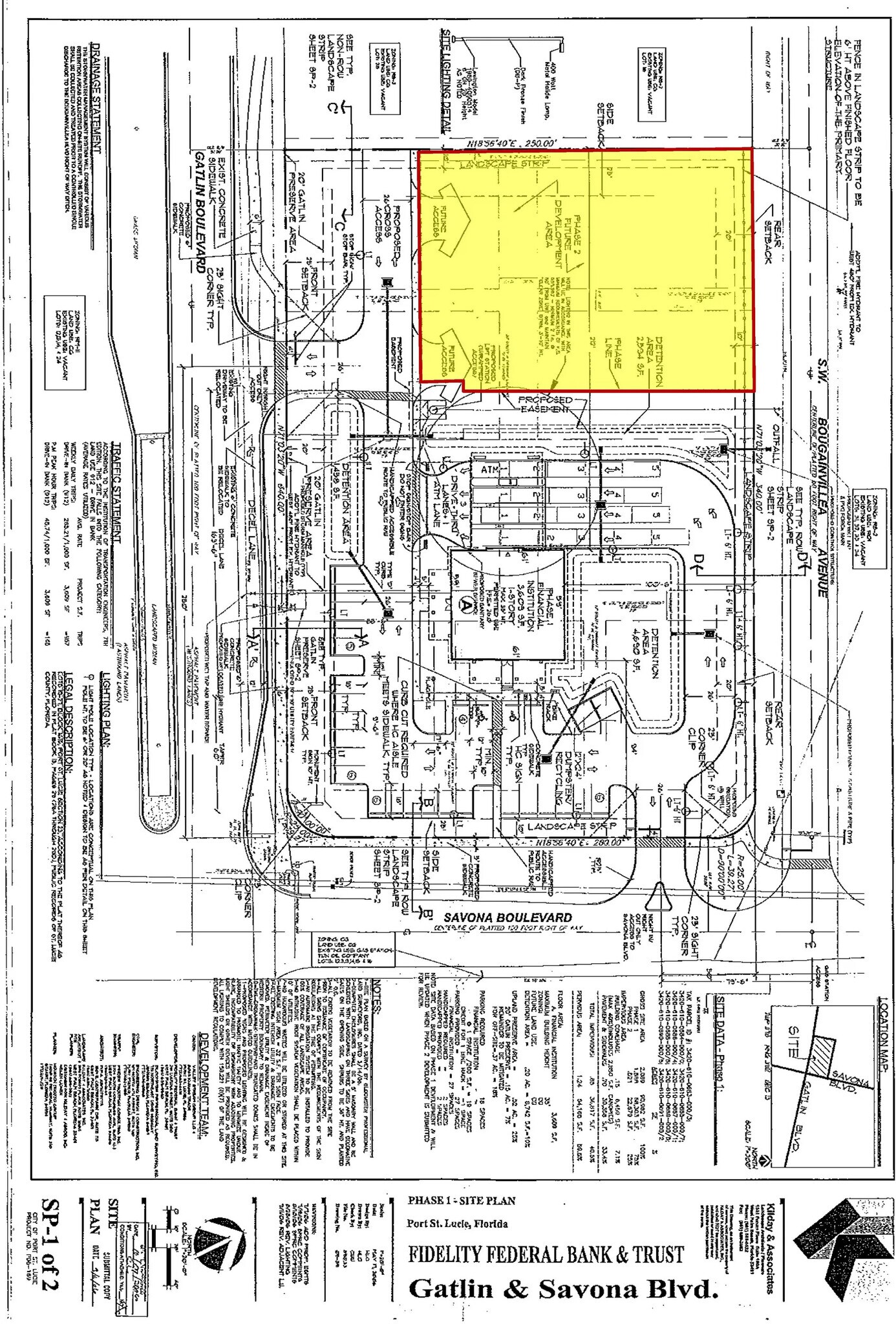 1309 Gatlin Blvd, Port Saint Lucie, FL à louer Plan de site– Image 1 sur 8