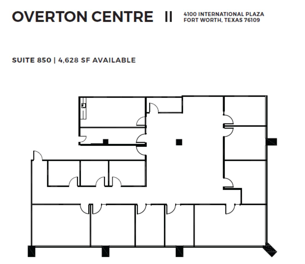 4150 International Plz, Fort Worth, TX à louer Plan d’étage– Image 1 sur 1