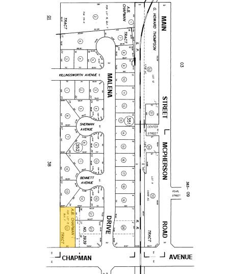 2745 E Chapman Ave, Orange, CA à louer - Plan cadastral – Image 3 sur 11
